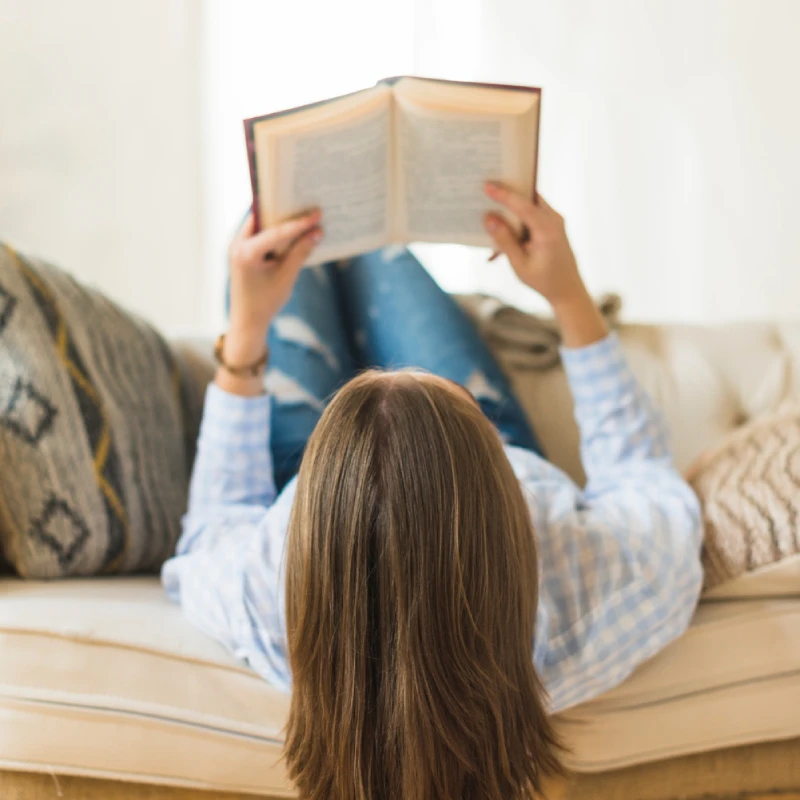 Girl Reading Book